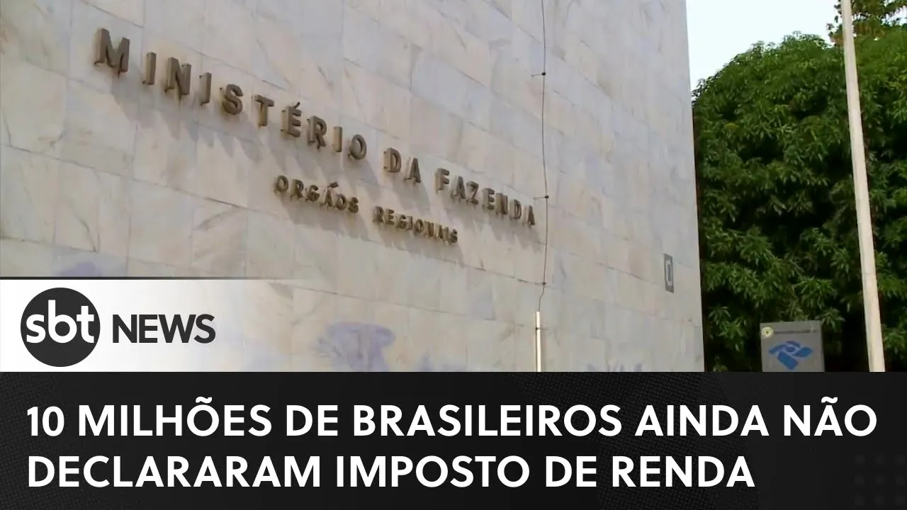 Imposto de renda: 10 milhões de brasileiros ainda não entregaram declaração | #SBTNewsnaTV(25/05/23)