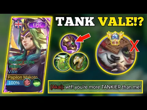 Download MP3 THEY BAN CICI SO I PICK VALE! | TANK VALE FOR THE WIN! -MLBB🔥 #valemlbb #vale #mlbb