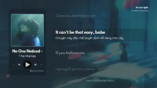 No One Noticed The Marías Lyrics Vietsub 