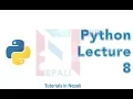 Lecture 8 Tuples in Python Python Tutorials in Nepali