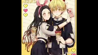 اجمل صور زينتسو و نيزيكو على اغنية خلوني نعيش حياتي 