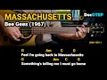 Massachusetts - Bee Gees 1967 Easy Guitar Chords Tutorial with