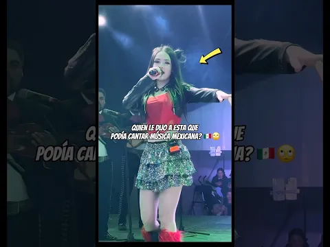 Quien me dijo que podía cantar música mexicana? 😳 #germainevalentina #cantante #mexico #viral
