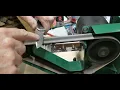 Knife sharpening with the 1x30 harbor freight belt sander take 2