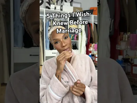 5 Things I wish I KNEW before MARRIAGE! 😫