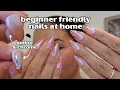 EASY BEGINNER FRIENDLY NAIL TUTORIAL Classy Chrome Press On Nails for Fall 2025