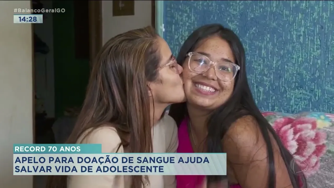RECORD 70 ANOS: APELO PARA DOAÇÃO DE SANGUE AJUDA SALVAR VIDA DE ADOLESCENTE