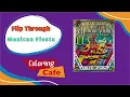 Flip through Mexican Fiesta Coloring Book