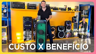 Nova PULSE FLAMEBOX SP512 - Torre de Som Custo x Benefício