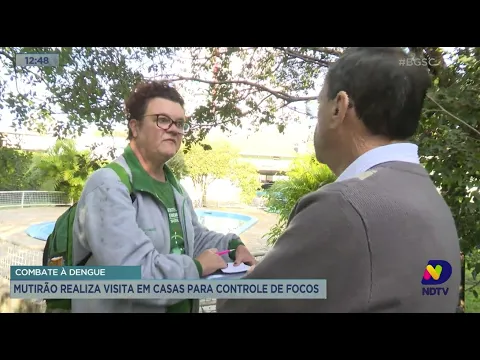 Combate à dengue: mutirão realiza visita em casas para controle de focos