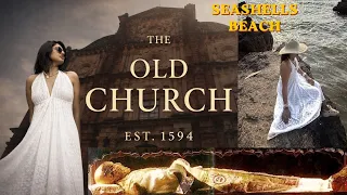 Visiting Old church in GOA⛪️| Viral Seashells beach🐚🌊| Basilica of Bom Jesus| Pyro’s girl♥️