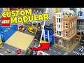 Building a MOC LEGO Modular Building - Part 1 The Exterior