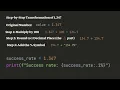 Learn about percentage formatting in Python - From course I built 2 years ago