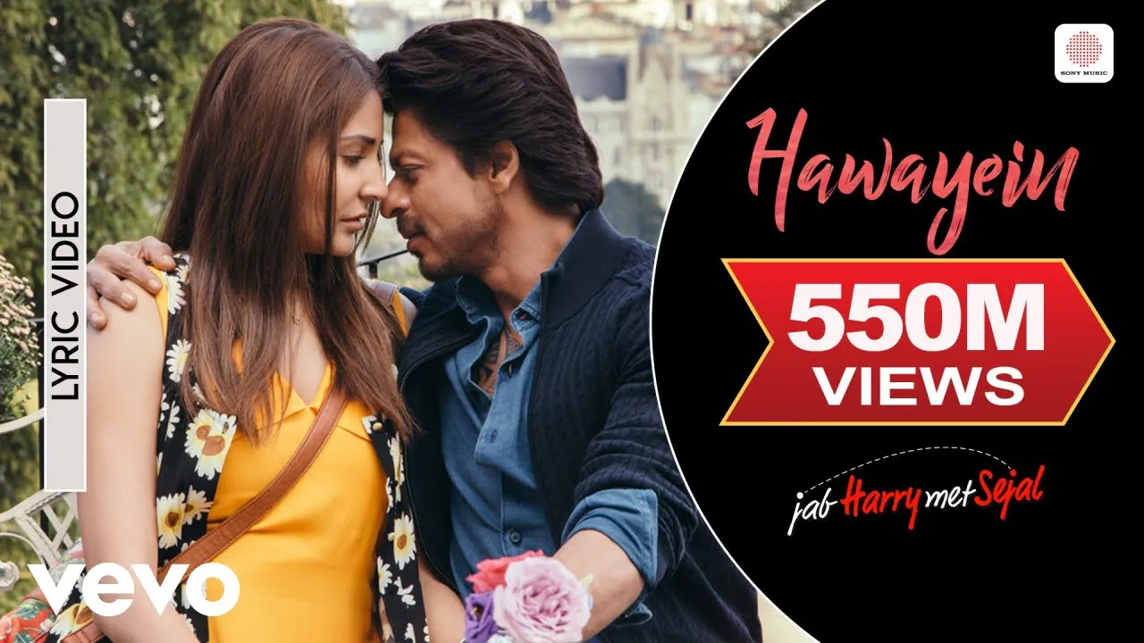 Hawayein Lyrical Video - Jab Harry Met Sejal | Shah Rukh Khan, Anushka | Arijit Singh | Pritam