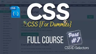 CSS Full Course 07 - How to use CSS ID Selector CSS Selector CSS Tutorial Learn CSS