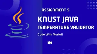 Java Assignment Temperature Validator with Do-While Loop KNUST Java Code with Mortoti