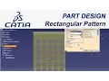 Catia V5 Egitim Tutorial Part Design Rectangular Pattern