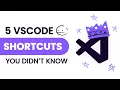 TOP 5 VSCODE Shortcuts You DIDN T know before vscode Speed hacks