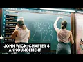 John Wick Chapter 4 2023 Movie Announcement