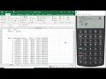 Loan Amortization on HP bII Financial Calculator