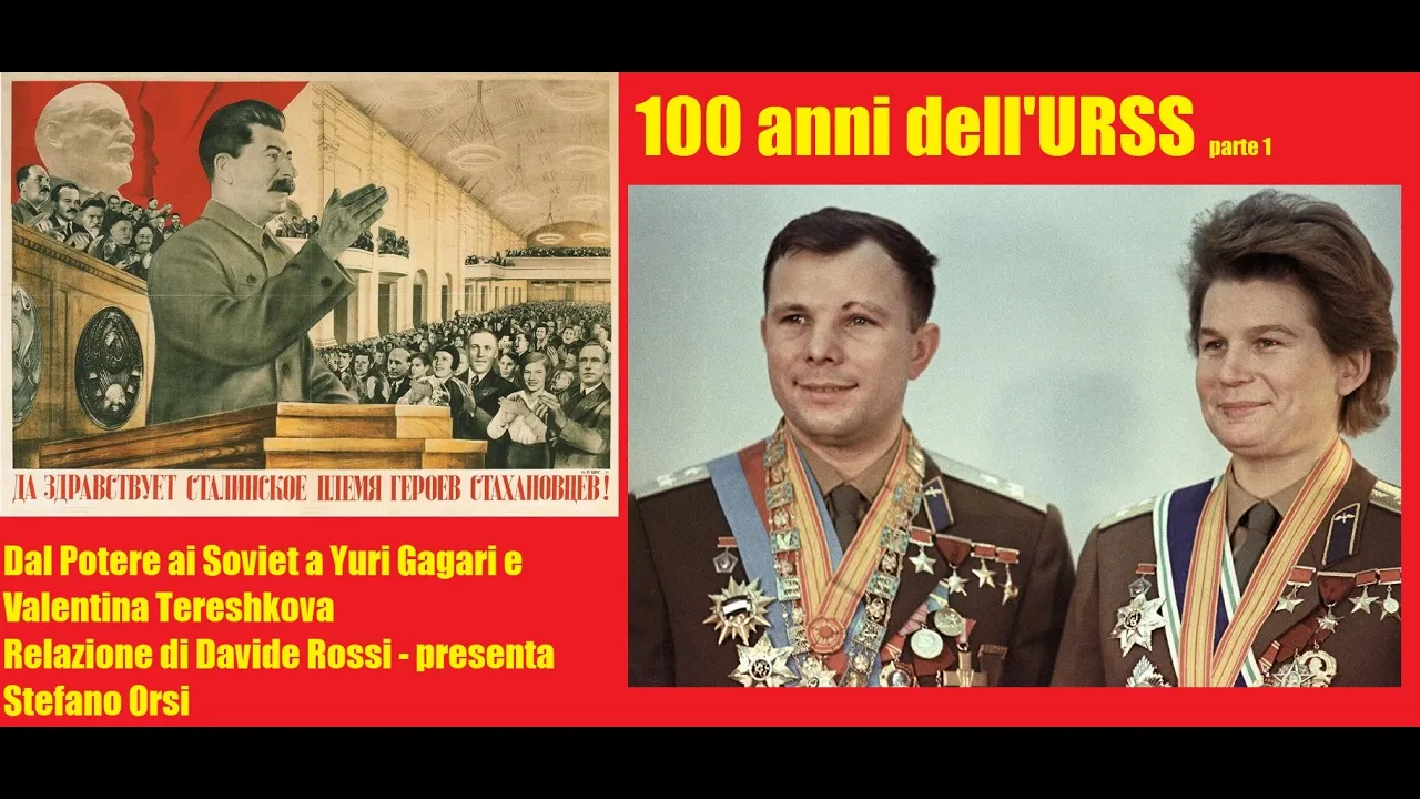 Pagine di Storia   100 anni dell'URSS parte 1 dal Potere ai Soviet a Gagarin e Tereshkova