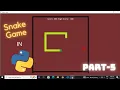 Python snake game tutorial part 5 updating score and highscore