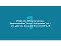 4 Questions about Converting SGLI to VGLI