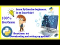 Python for - and setting up python or How to install Python pycharm