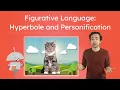 Figurative Language Hyperbole and Personification - Fun 6th-Grade Lesson on Descriptive Writing