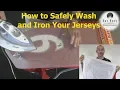 Soccer Football Jersey Care How to safely wash and Iron your jerseys by Ray Hope Soccer