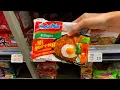 Instant Noodles in Asian Supermarket