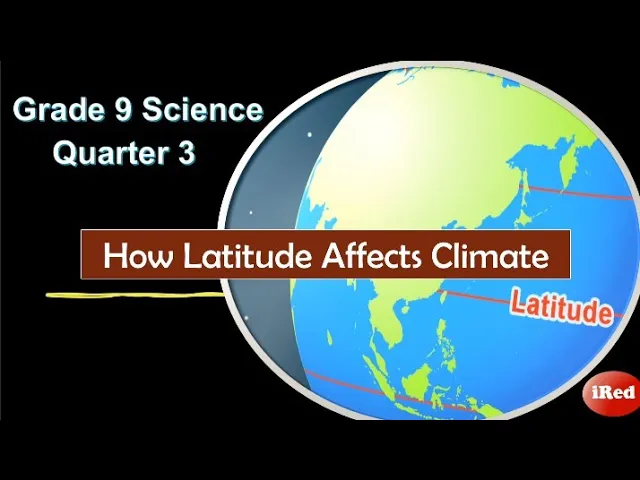 Outline Video Grade 9 Science Quarter 3 How Latitude Affects Climate