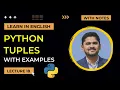 18 Python Tuples Tutorial with 20 Examples Python Tutorial for Beginners Amit Thinks