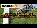 Worx WG163 GT 3 0 20V PowerShare 12 Inch Cordless String Trimmer Edger Review