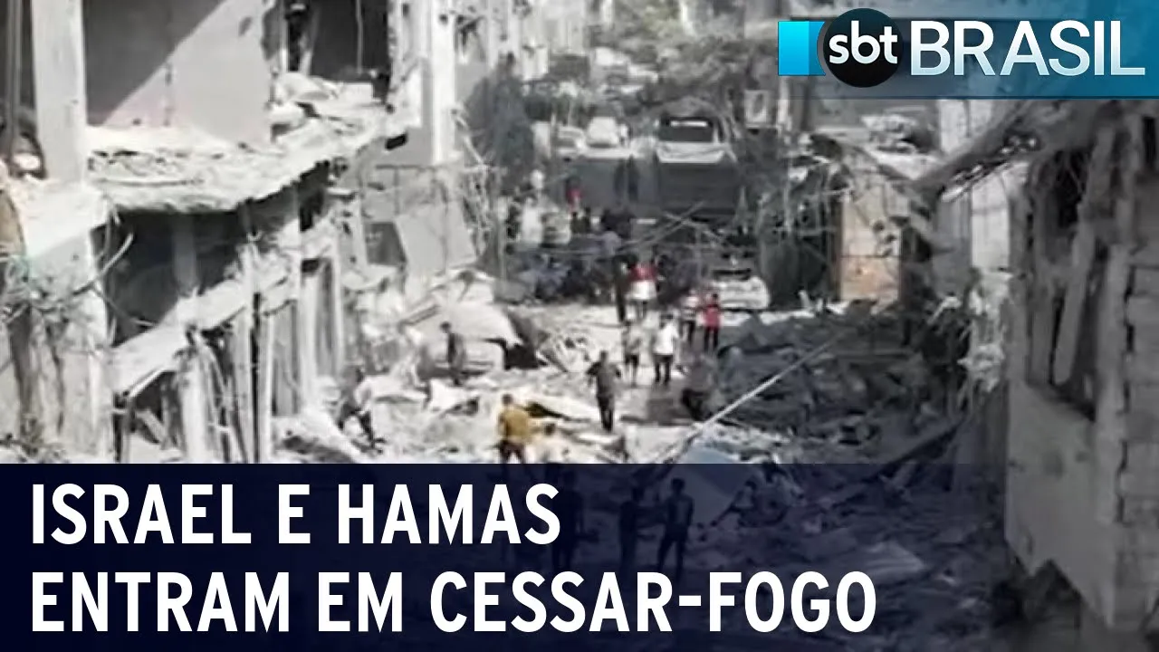 Após acordo para libertação de reféns em Gaza o Hamas aceita cessar-fogo | SBT Brasil (22/11/23)