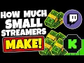 How Much Money Do You Make As A Small Streamer - Twitch vs Kick Streaming