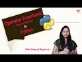 16 Operator Module in Python Operator in-bulit Functions Pycharm Hindi