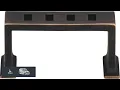 Atlas Homewares 250 VB 3 1 4 Inch Craftsman Corner Modern Craftsman Pull Venetian Bronze