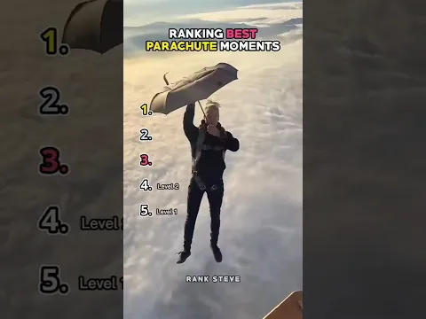 Ranking Best Parachute Moments 💀#usa