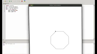 How to make a octagon using pyhton