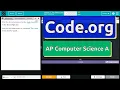 Code org Lesson 7 1 The Math Class Tutorial with Answers Unit 4 Computer Science A