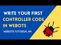 Webots Controller Code in Python to drive a differential drive robot 2025a Webots Tutorial 4