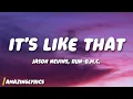 Lagu It's Like That - Jason Nevins, Run–D.M.C. (Lyrics)