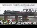 Download Lagu Epic Steam Chase: CP 2816 Roaring Across Mississippi River Bridge - Sabula Arrival! - 5/9/24