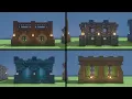 4 Easy Fence Designs Minecraft 1 17 Tutorial
