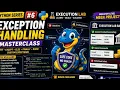Python Exception Handling Masterclass try except else and all Banking System Project