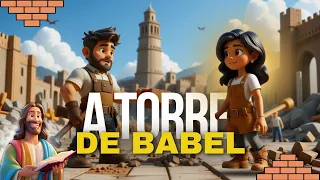 🌍 A Torre de Babel - Quando as Línguas se Misturaram! 🏗️✨