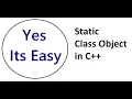 Static Class Object in C With Code Example