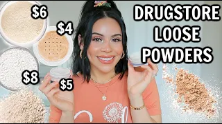 Download TOP 5 DRUGSTORE LOOSE SETTING POWDERS: $10 \u0026 UNDER! (no flashback + smoothing) MP3