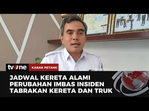 Pasca Tabrakan Kereta vs Truk, Jadwal KA DAOP 2 Bandung Mengalami Perubahan